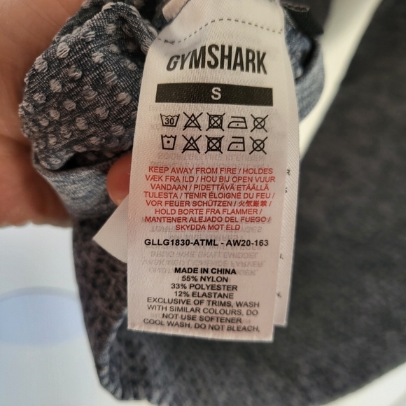 EUC Gymshark Vital Seamless Legging Blue Grey Marl Small - Picture 7 of 14